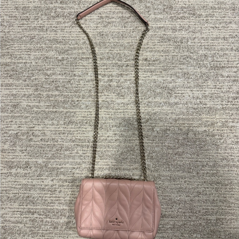 Kate Spade Pink Quilted Shoulder Bag - Picture 2 of 8